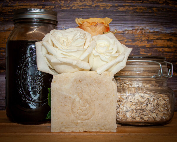 Honey Oatmeal Natural Vegan Bar Soap - Image 7