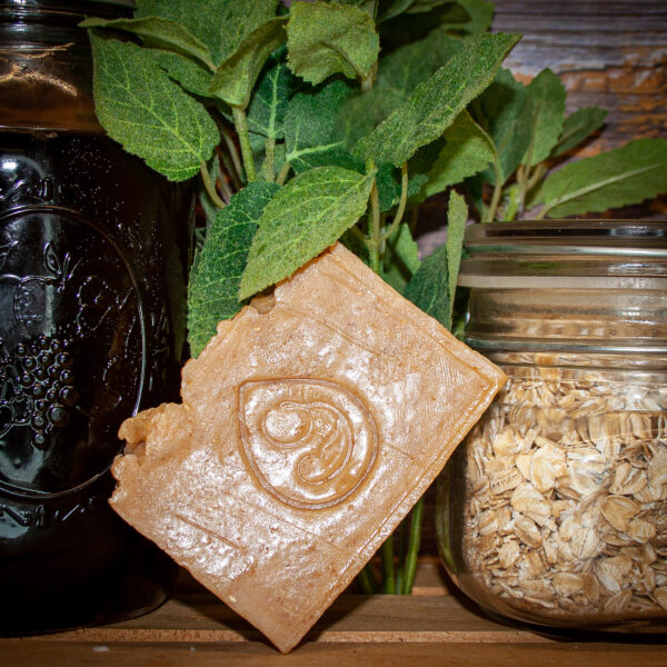 Honey Oatmeal Natural Vegan Bar Soap - Image 8