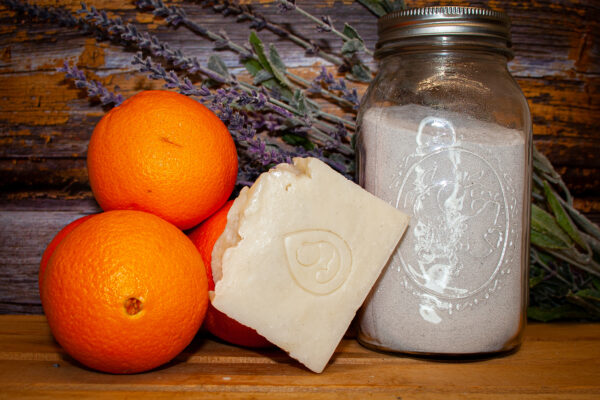 Orange Peppermint Pumice Natural Vegan Bar Soap