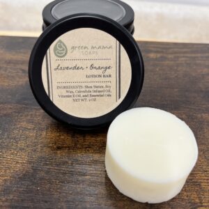 Lavender & Orange Vegan Lotion Bar