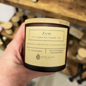 zen vegan candle