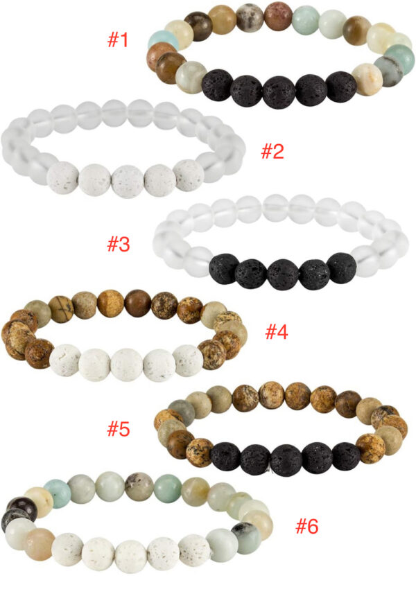 Lava Stone Essential Oil Diffuser Bracelet