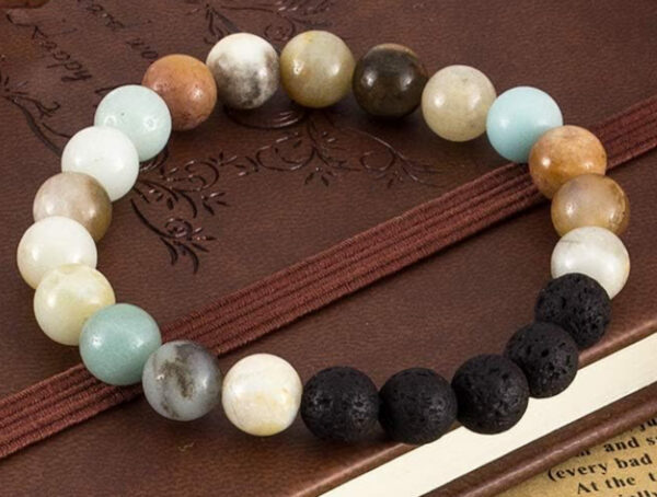 Lava Stone Essential Oil Diffuser Bracelet - Image 3