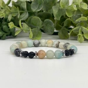 lava stone essential oil diffuser bracelet