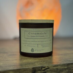 creamsicle vegan candle