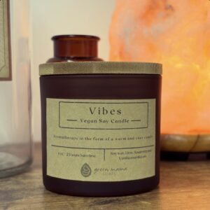 vibes vegan candle